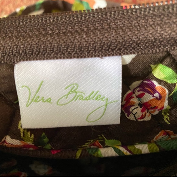 Vera Bradley Brand New Crossbody/Shoulder Bag-Brown/Orange/Green/Pink - Picture 6 of 7